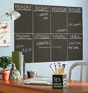 Chalkboard decals - 4 sheets